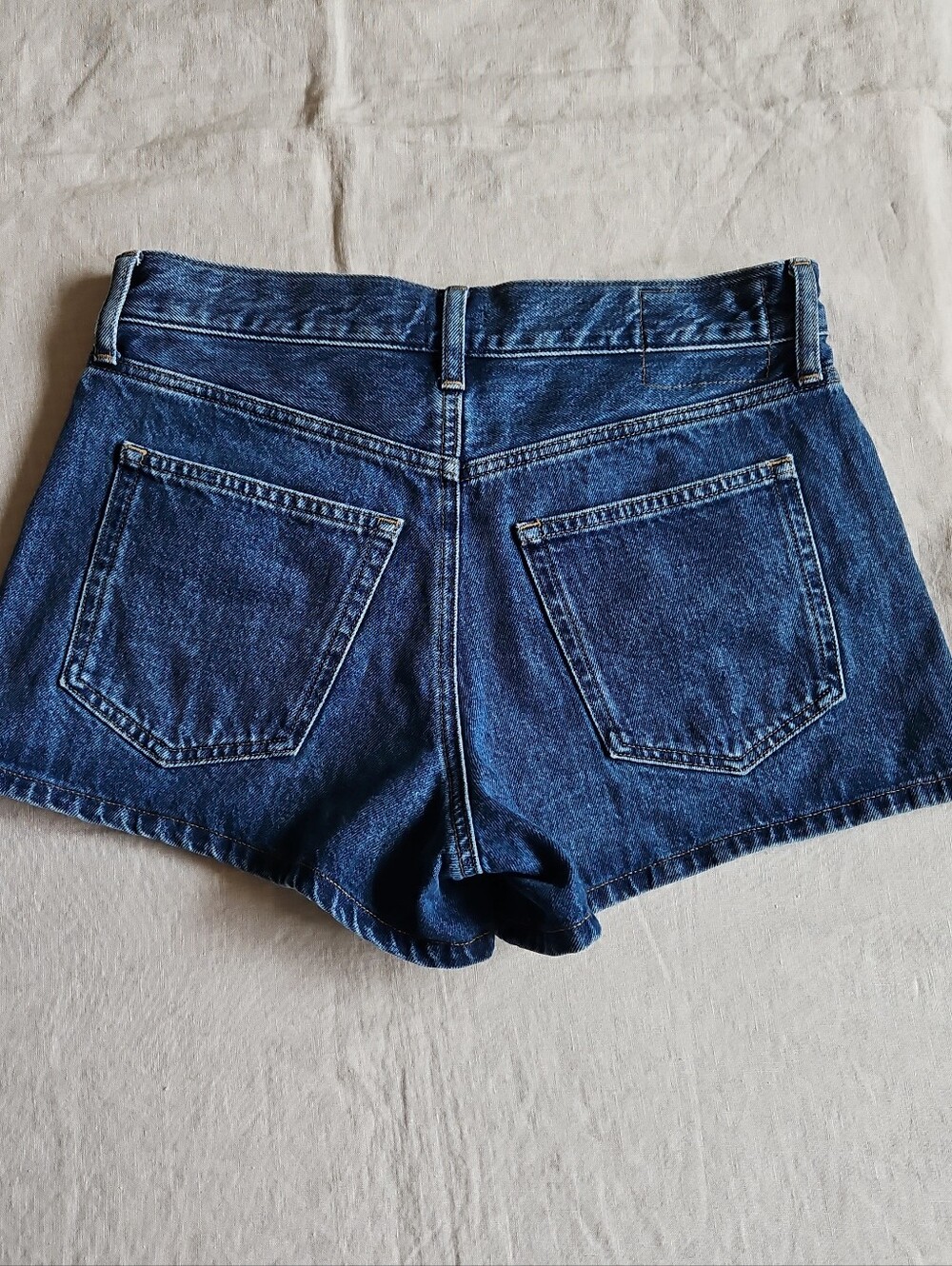 J.Crew Medium Blue High-Waist Denim Shorts Size 25 - Picture 7 of 8
